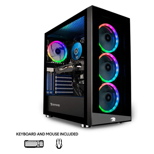 iBUYPOWER Gaming PC Computer Desktop Element MR 9320 (Intel i7-10700F 2.9GHz, NVIDIA GTX 1660 Ti 6GB, 16GB DDR4 RAM, 240GB SSD, 1TB HDD, Wi-Fi Ready, Windows 10 Home) Visit the iBUYPO